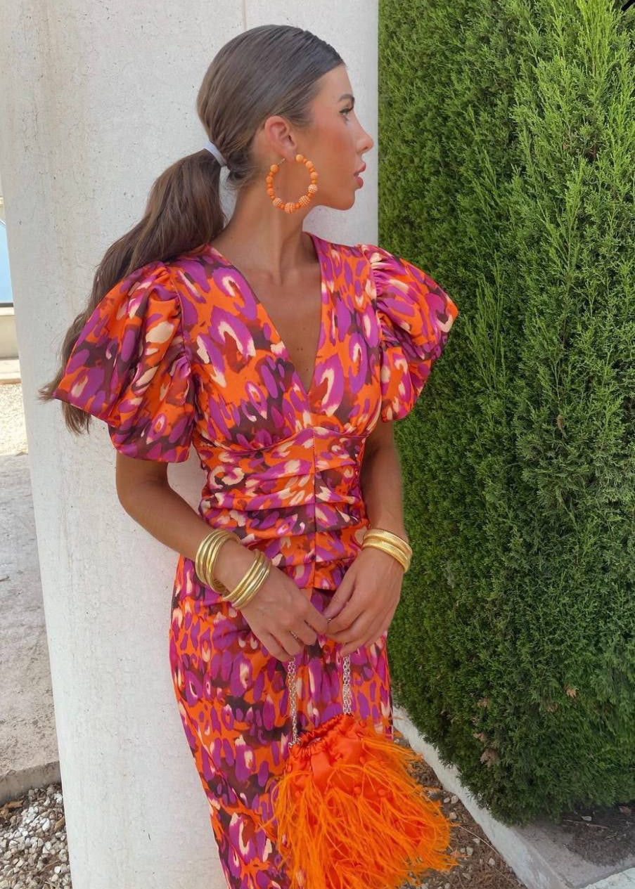 Daline Stylish and Vibrant Dress - Elena Harper