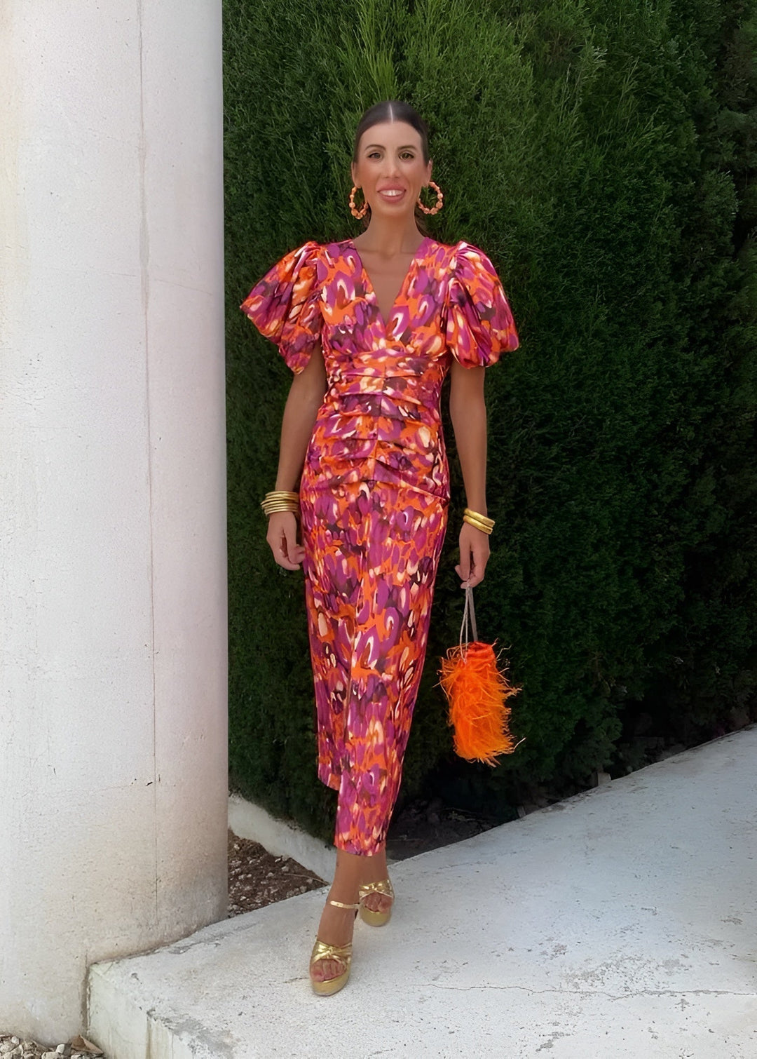 Daline Stylish and Vibrant Dress - Elena Harper