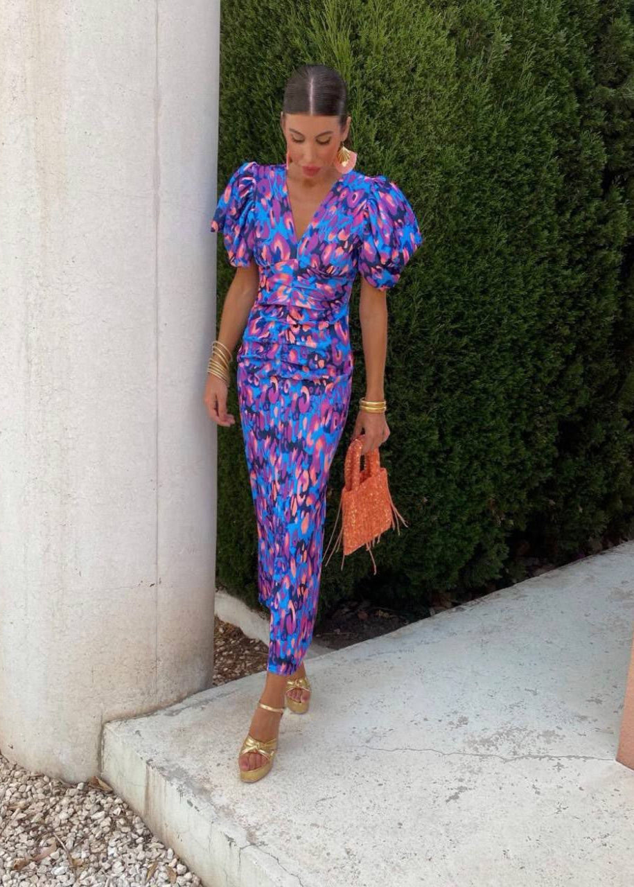 Daline Stylish and Vibrant Dress - Elena Harper