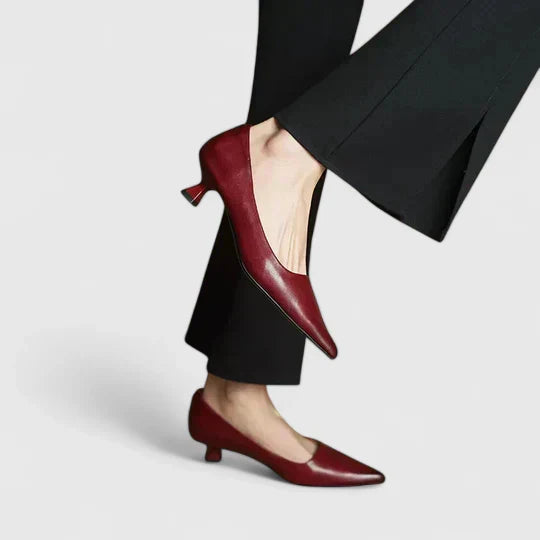 Selah | Pointed Toe Slip On Orthopedic Heels