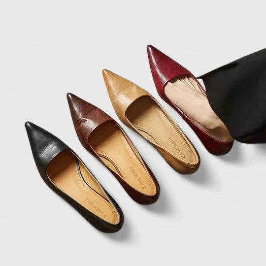 Selah | Pointed Toe Slip On Orthopedic Heels