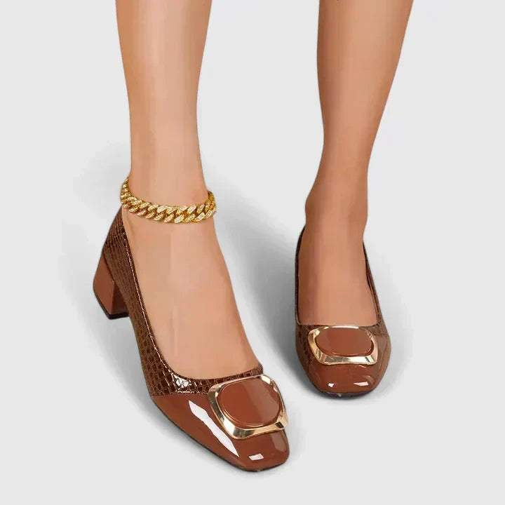 Women's Block Heel Closed Toe Loafers for Everyday Elegance
