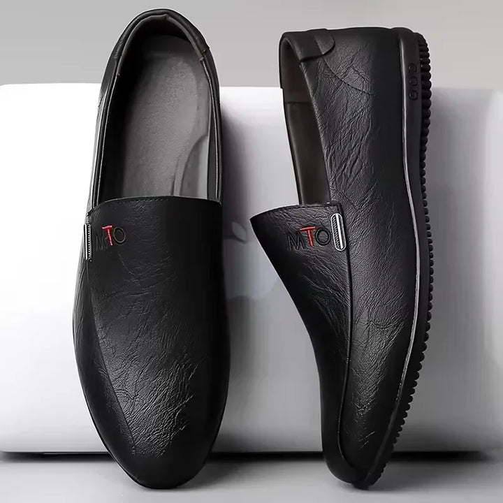 JASON – CLASSIC SLIP-ON LEATHER LOAFERS