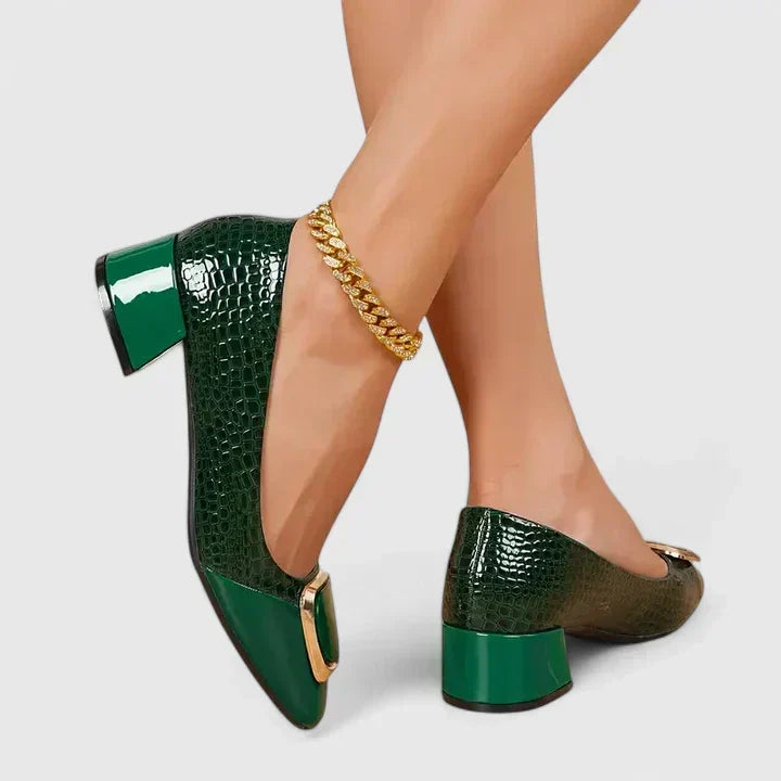 Women's Block Heel Closed Toe Loafers for Everyday Elegance