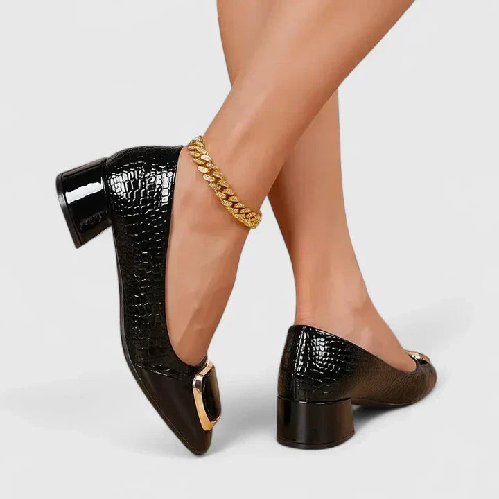 Women's Block Heel Closed Toe Loafers for Everyday Elegance
