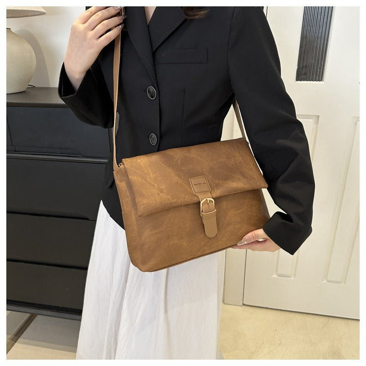 Women's Synthetic Leather Crossbody Bag - Léa