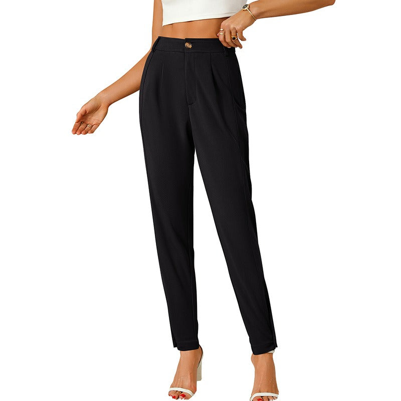 Women's Pleated Trousers - Elora