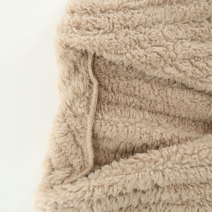 Open Synthetic Fur Cardigan - Valmara