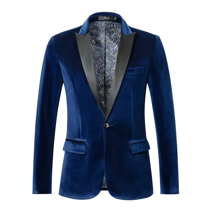 Velvet Smoking Blazer for Men