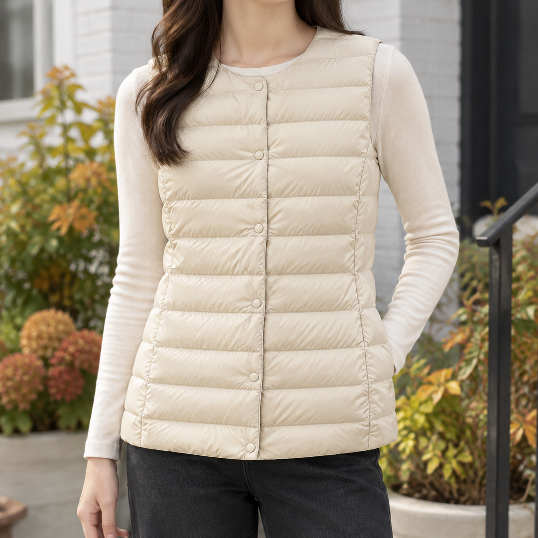 Isabeau-Pearl Cashmere Vest