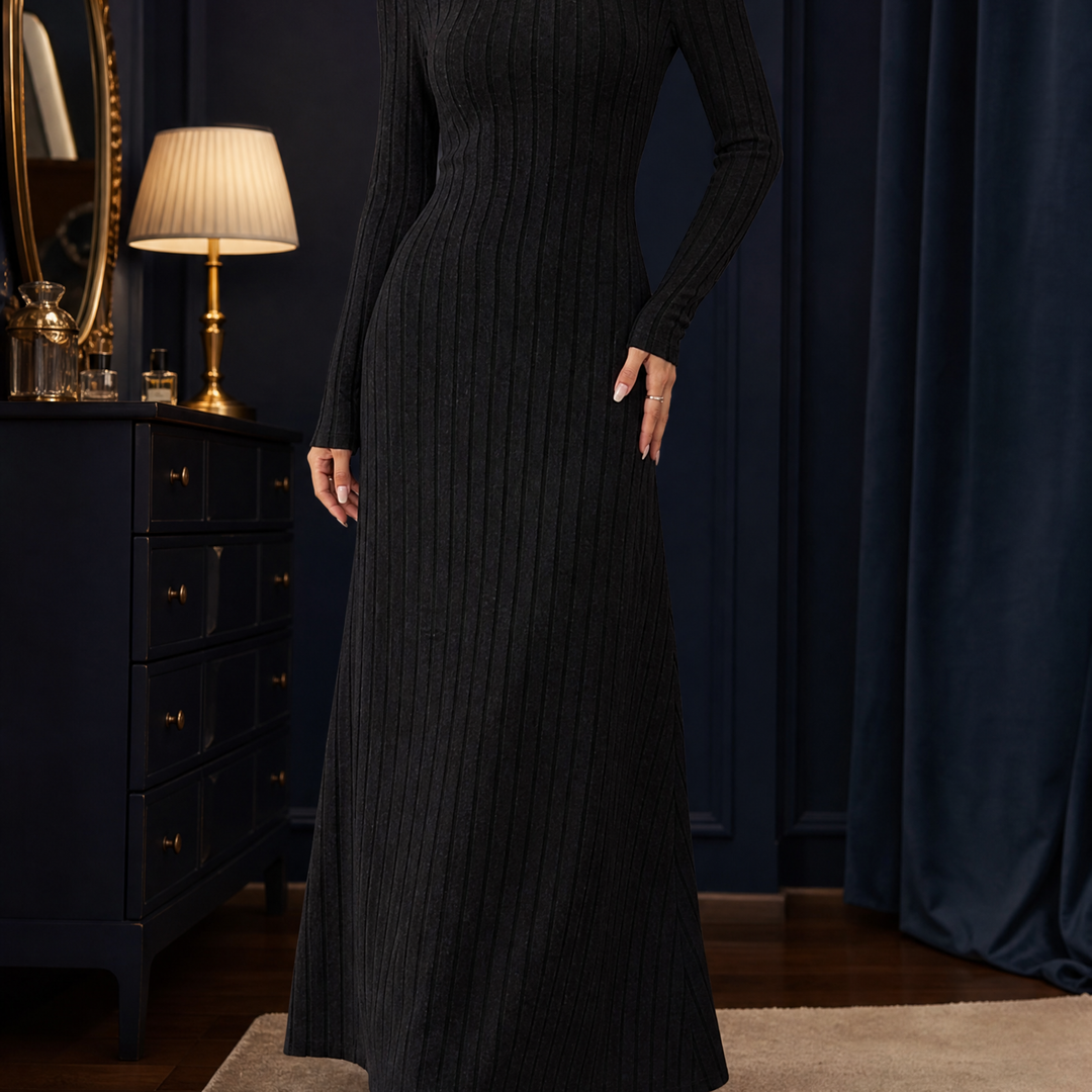 Cerys-Marie Ribbed Maxi Dress - Elena Harper