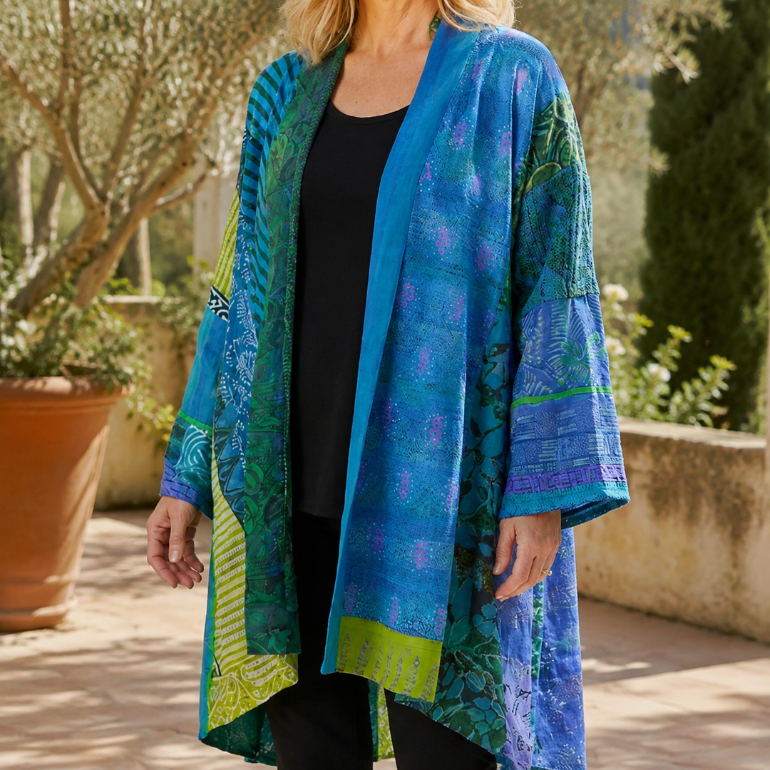 Celine-Sage Patchwork Cardigan