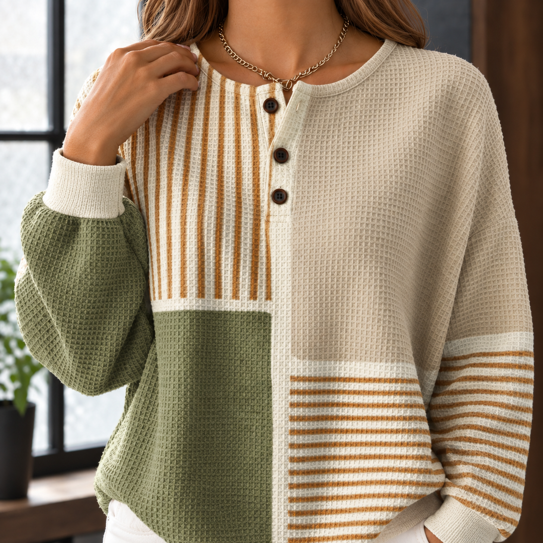 Alba-Jade Patchwork Sweater
