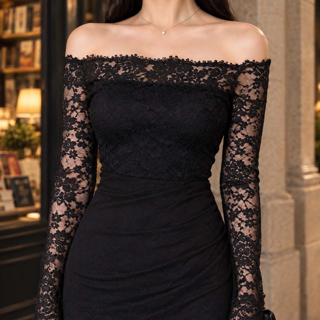 Evangeline-Louise Lace Dress