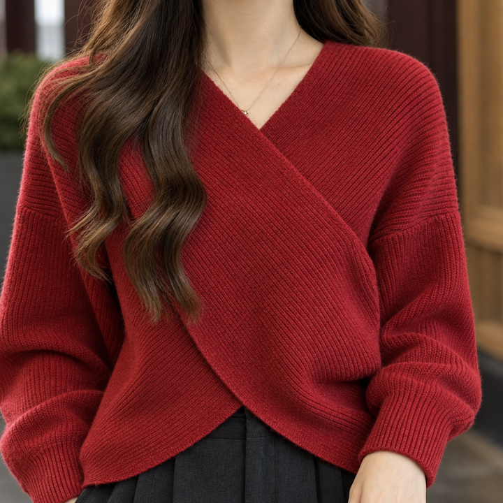 Joelle-Marie Crossover Sweater