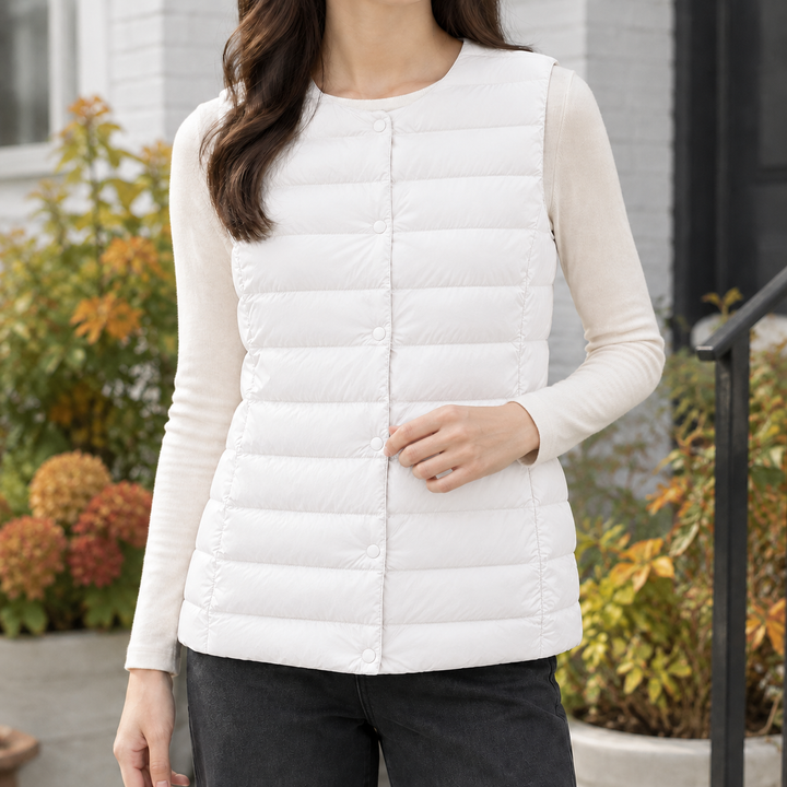 Isabeau-Pearl Cashmere Vest