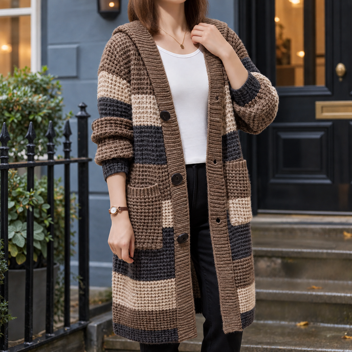 Elowen-Jane Hooded Cardigan
