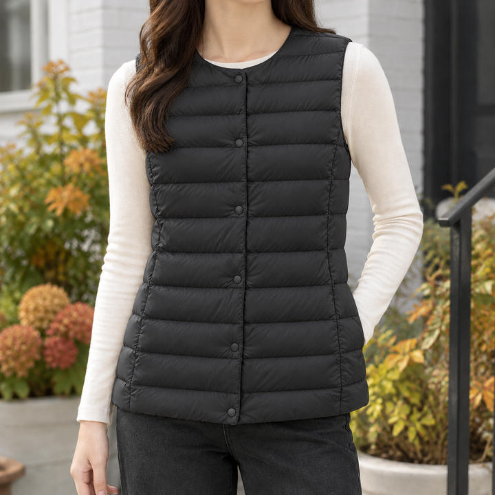 Isabeau-Pearl Cashmere Vest