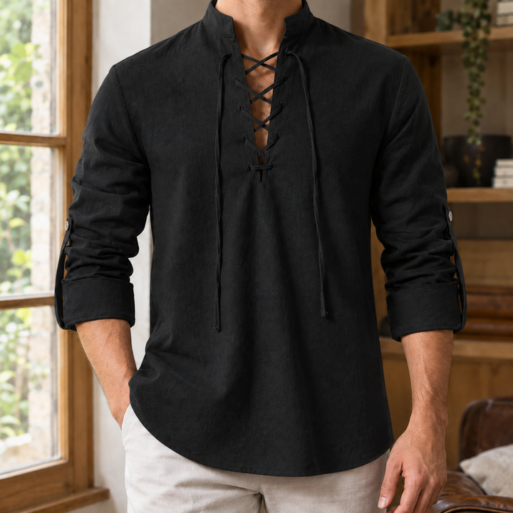 Hudson Lace-Up Shirt