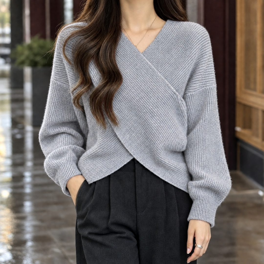 Joelle-Marie Crossover Sweater