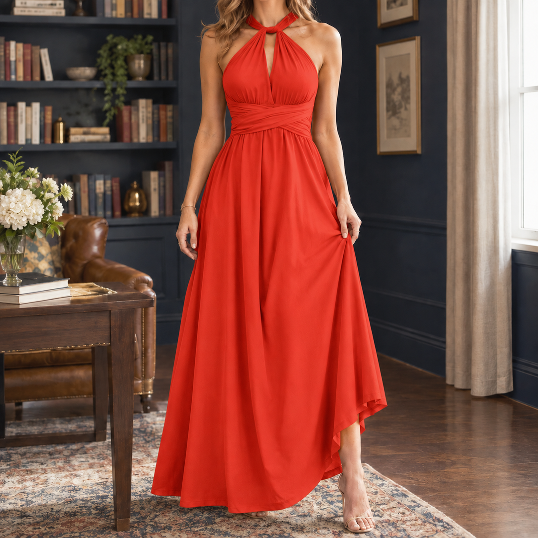 Emmeline-Jade Convertible Maxi Dress