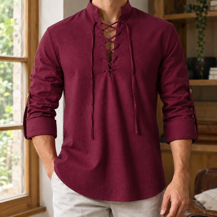 Hudson Lace-Up Shirt