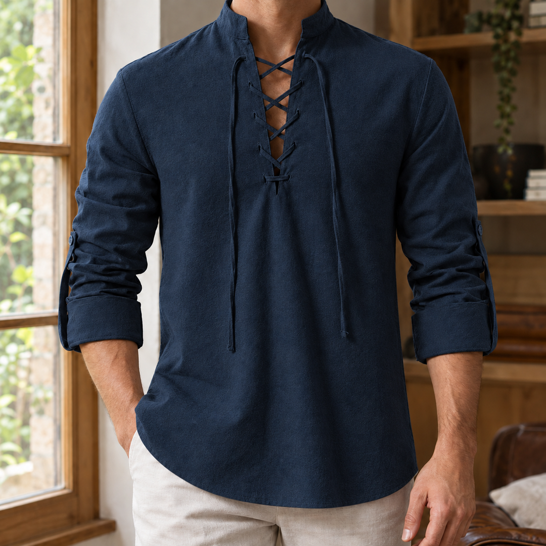 Hudson Lace-Up Shirt