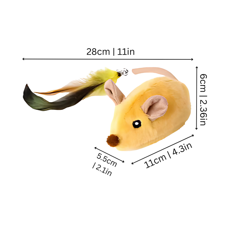 Interactive Cat Mouse Toy for Playful Pets