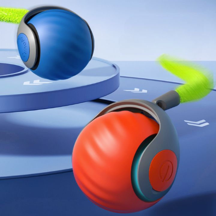 Interactive Cat Toy Ball with Dual Speed & Smart Modes
