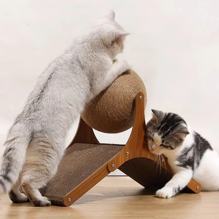 Cats' Interactive Sisal Ball Scratcher & Play Toy