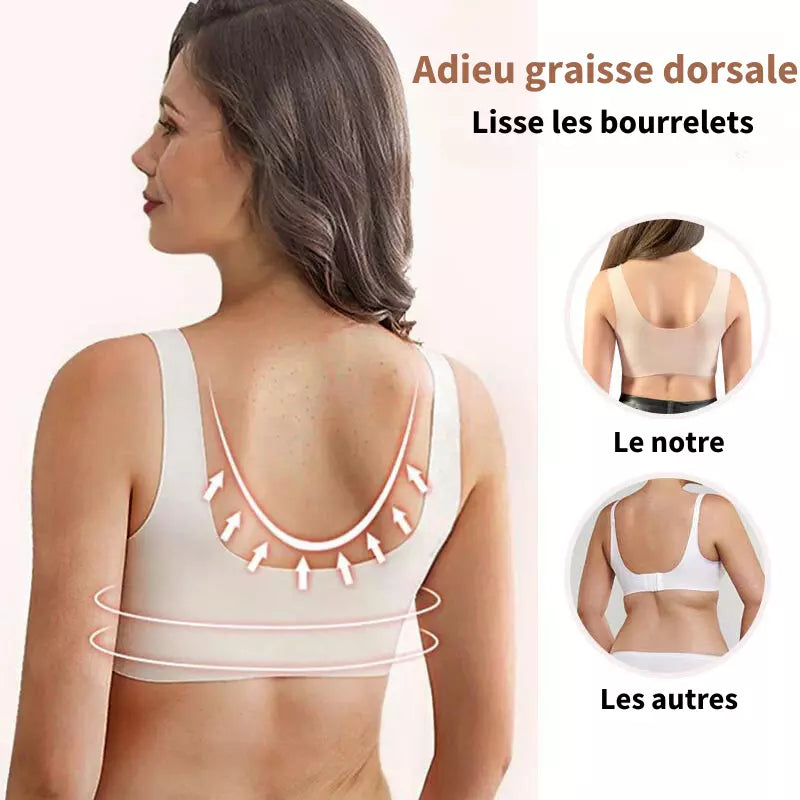 (PACK OF 3) Wireless Shaping Bra with Front Closure - Elena Harper