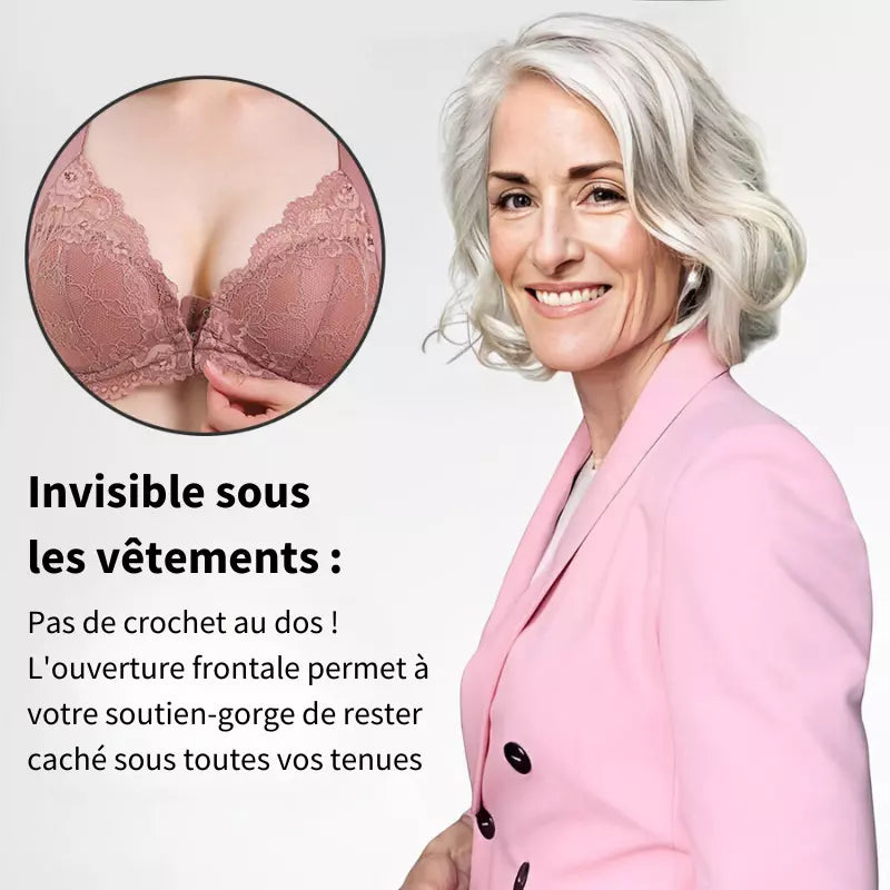 (PACK OF 3) Wireless Shaping Bra with Front Closure - Elena Harper