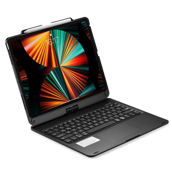 iPad Keyboard Case with Backlit Keys and Trackpad