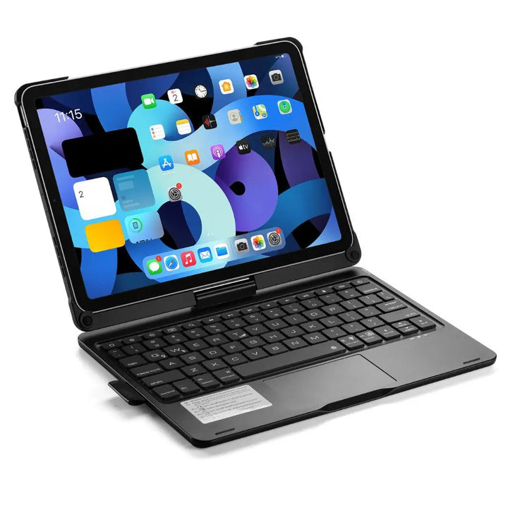 iPad Keyboard Case with Backlit Keys and Trackpad