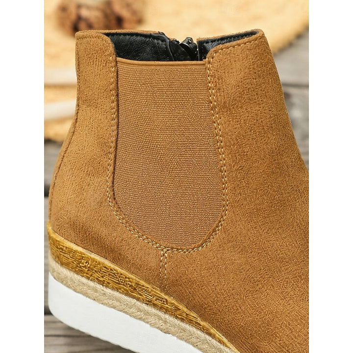 Felicity | Women's Wedge Chelsea Ankle Boots with Side Gussets