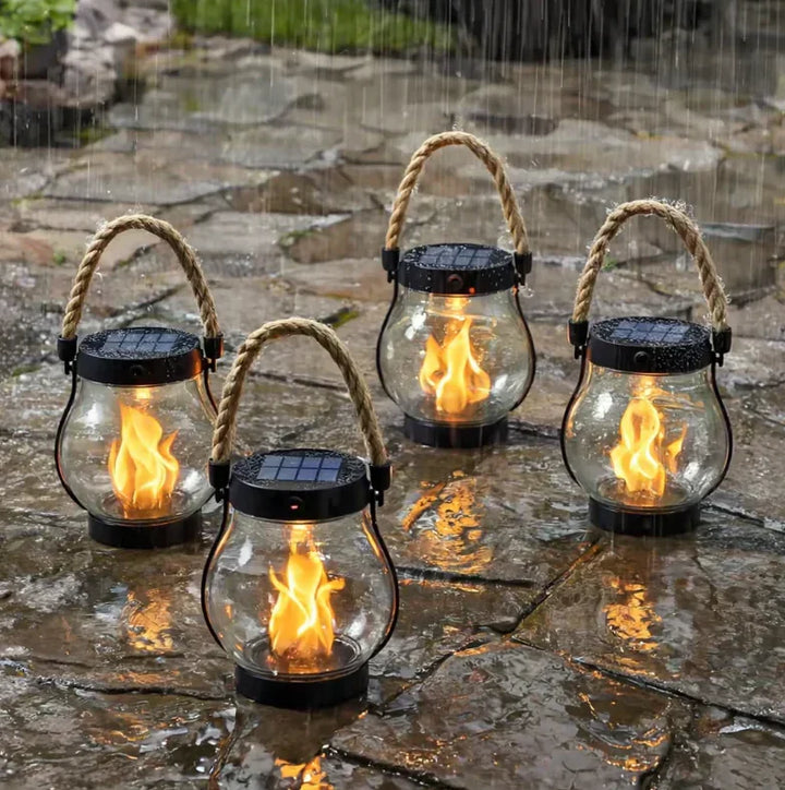 FireBloom Solar Lanterns for Outdoor Use, view 3 - Elena Harper