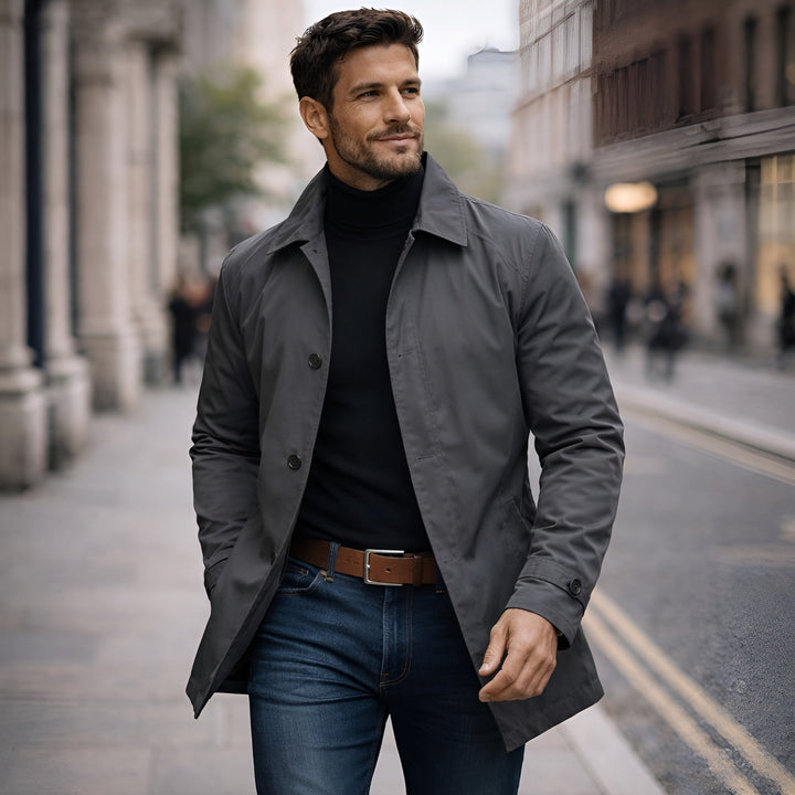 Modern Urban Coat for Men - Elena Harper