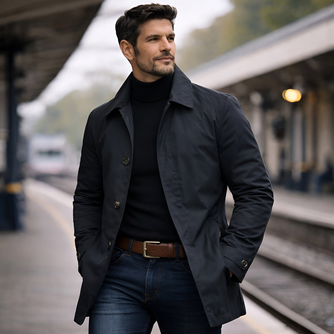 Modern Urban Coat for Men - Elena Harper