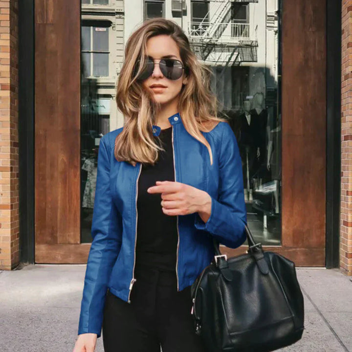 Sophia - Italian Leather Jacket
