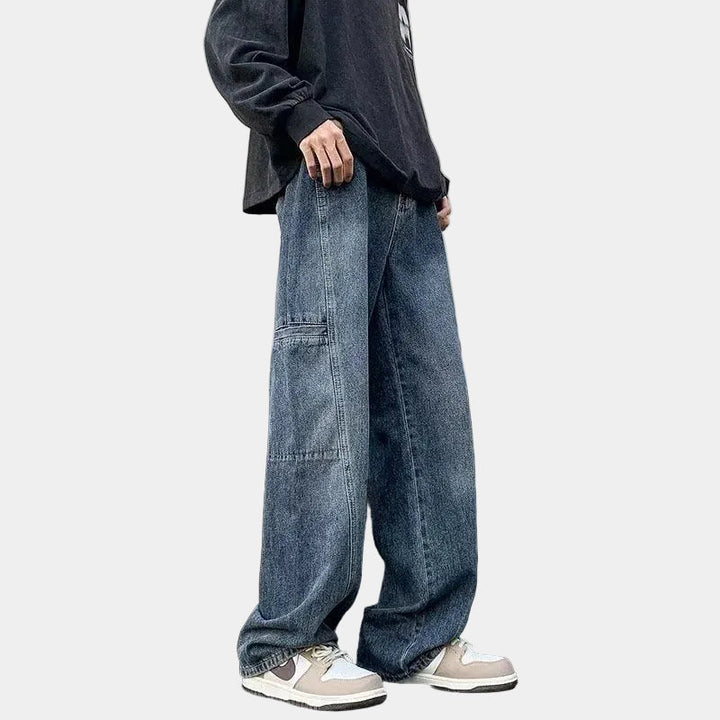 Men's Wide Fit Jeans - Elena Harper