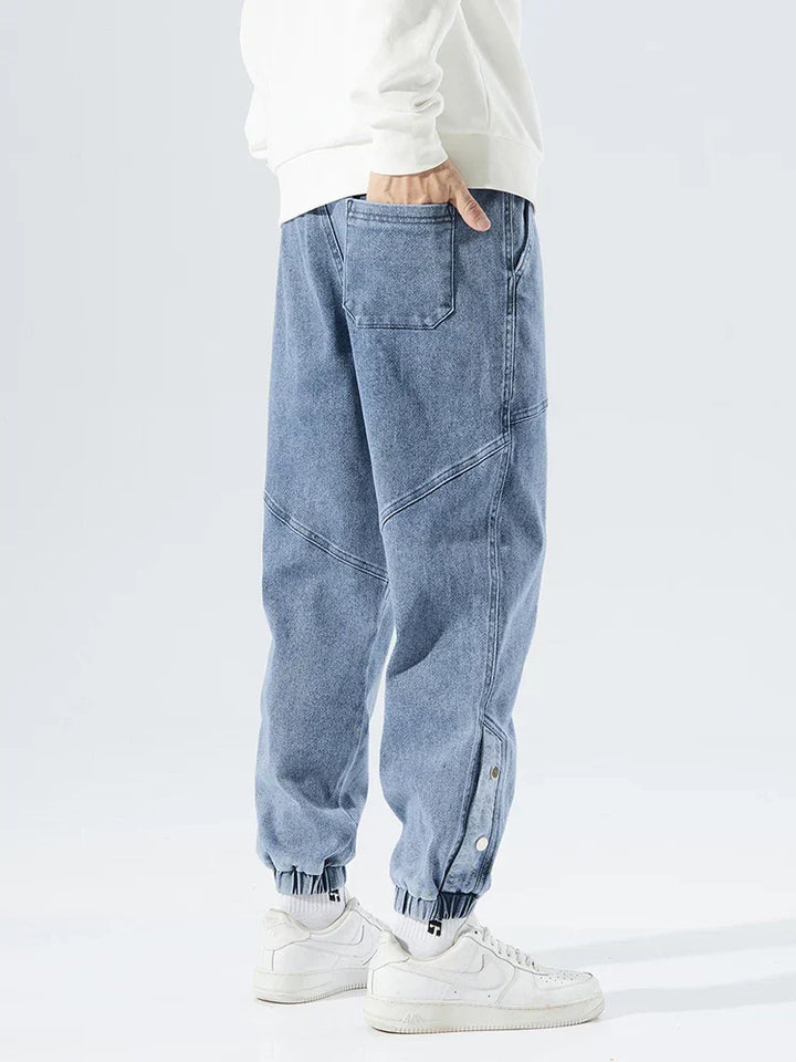 Men's Elastic Waist Jeans