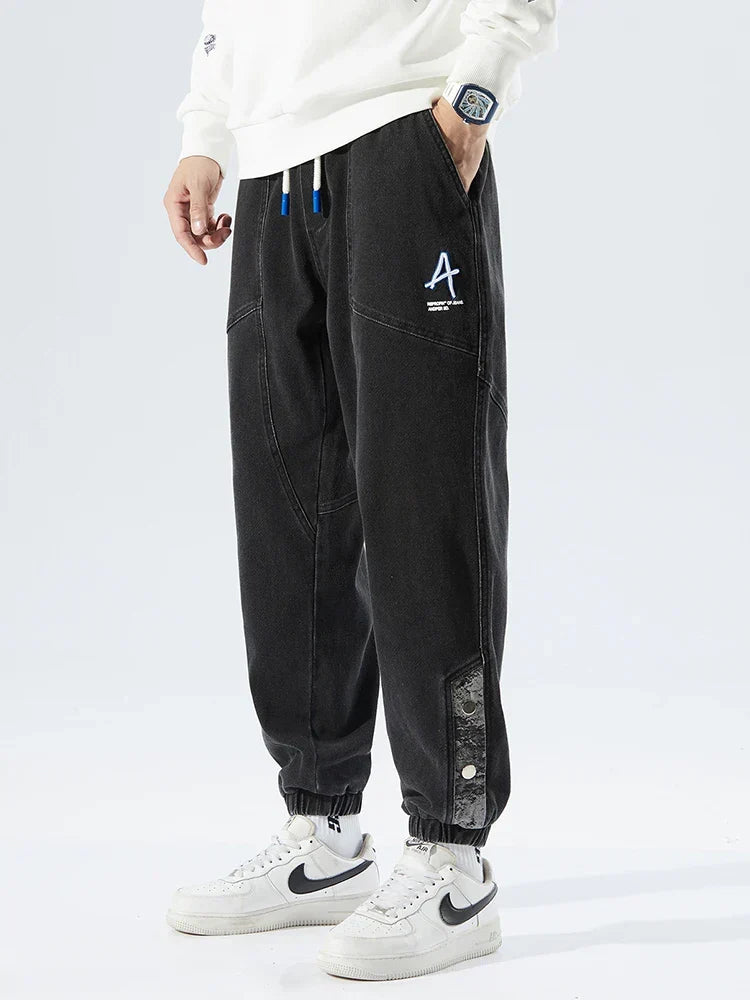 Men's Elastic Waist Jeans