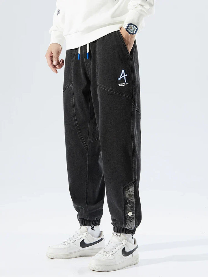 Men's Elastic Waist Jeans