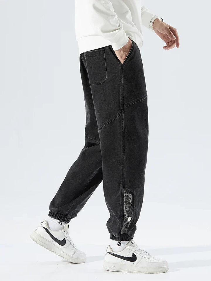 Men's Elastic Waist Jeans
