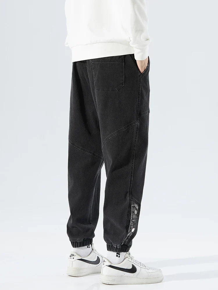 Men's Elastic Waist Jeans