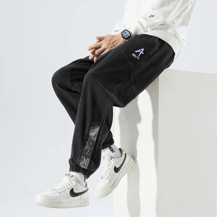 Men's Elastic Waist Jeans