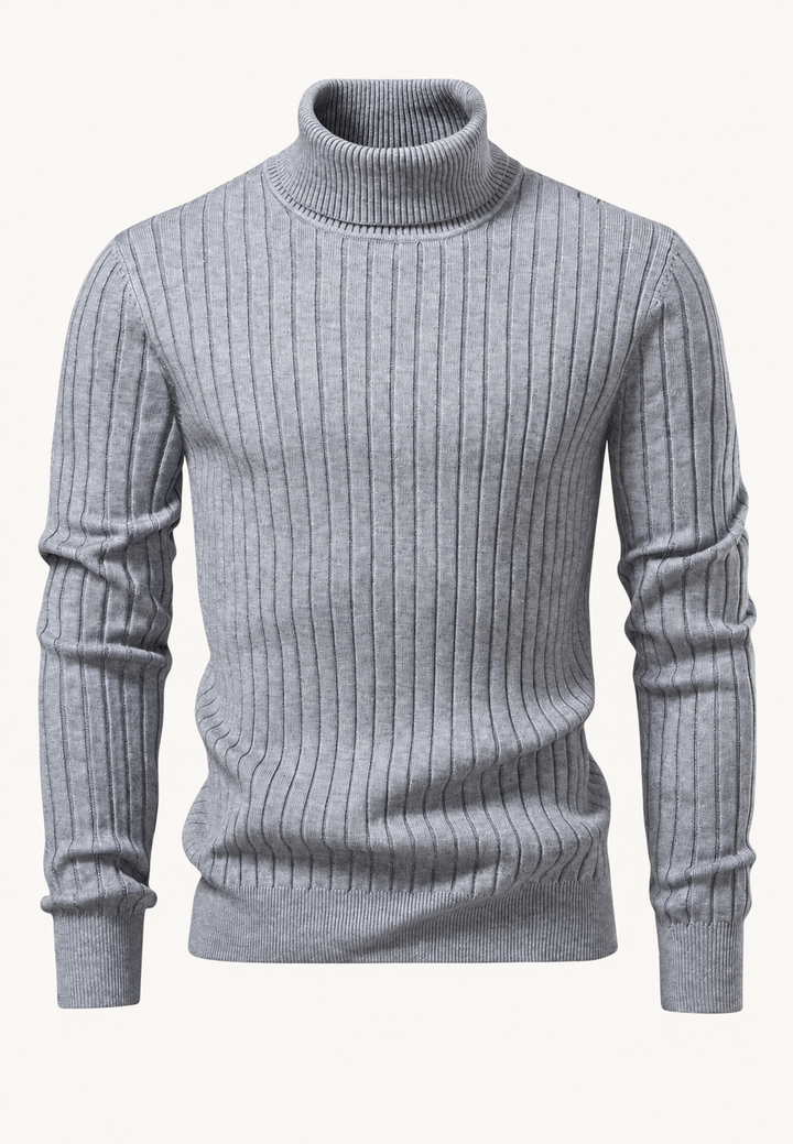 High Neck Knit Sweater - Marius