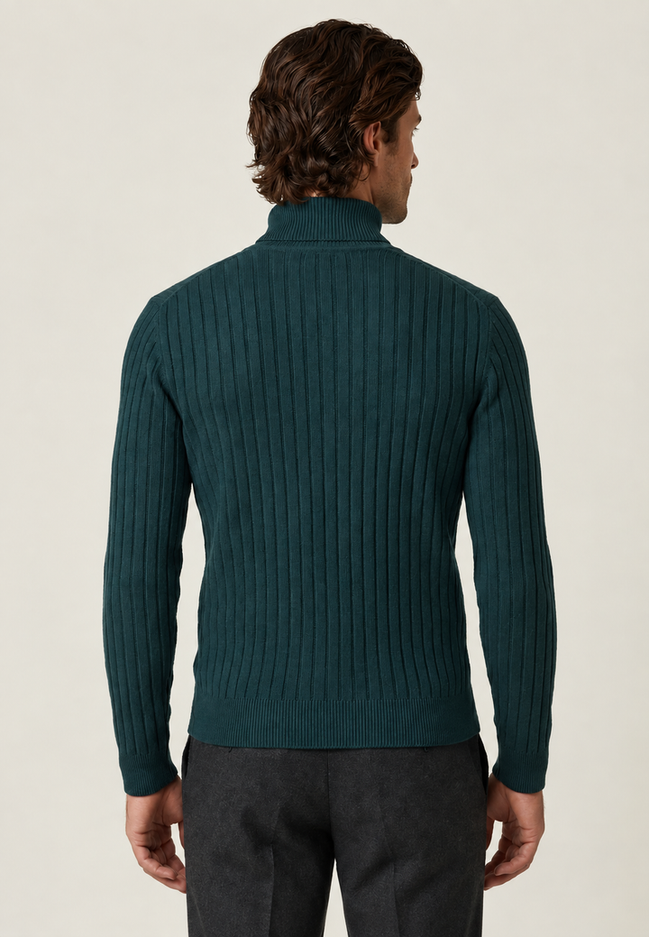 High Neck Knit Sweater - Marius