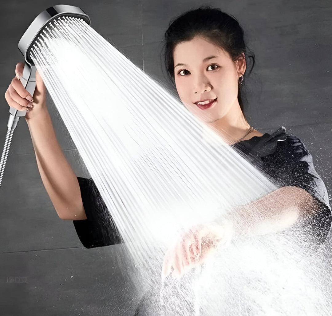 Home High-Pressure Shower Head with Filter & Turbo Boost Technology