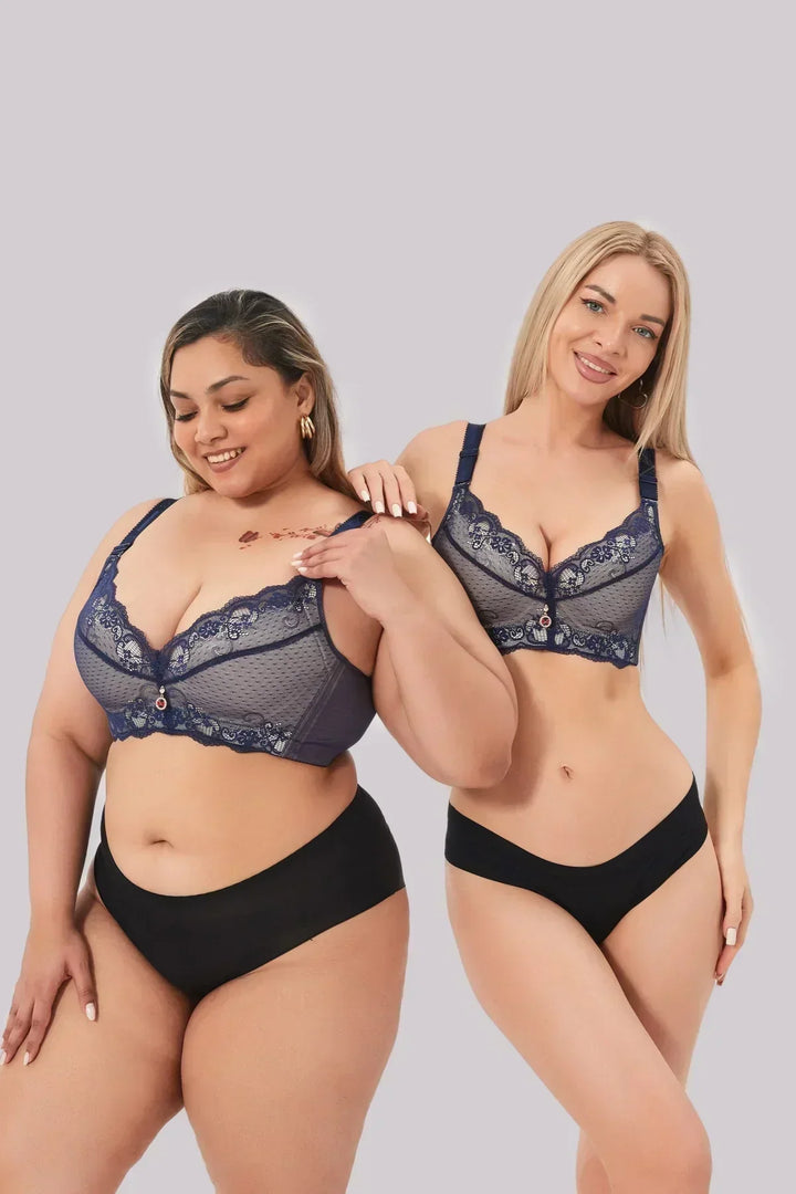 Lace Push-Up Bra, view 4 - Elena Harper